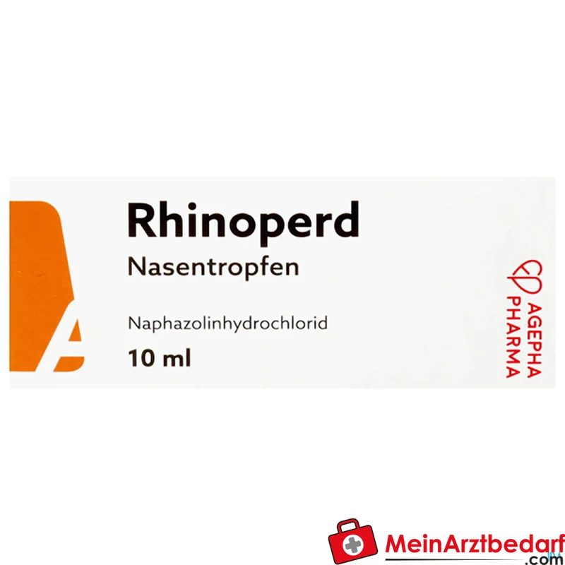02AGE Rhinoperd Nasentropfen 10 ml abschwellend mit Naphazolin bei Schnupfen