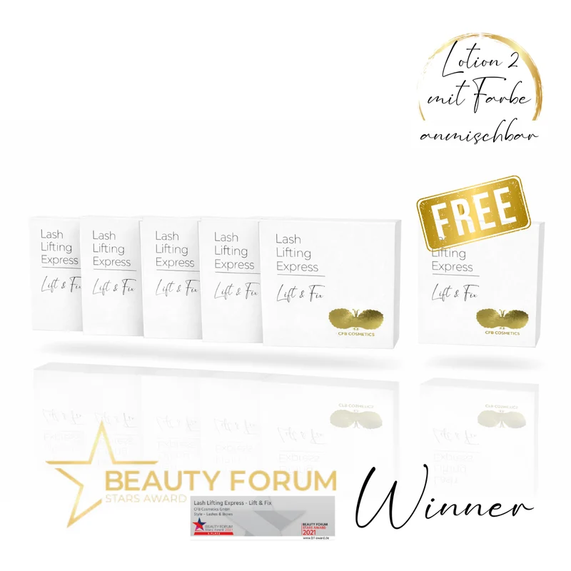 Lash & Brow Lifting Express Vorteilspack – Schnellere Einwirkzeit & Step 2 mit Farbe mischbar | CFB Cosmetics®