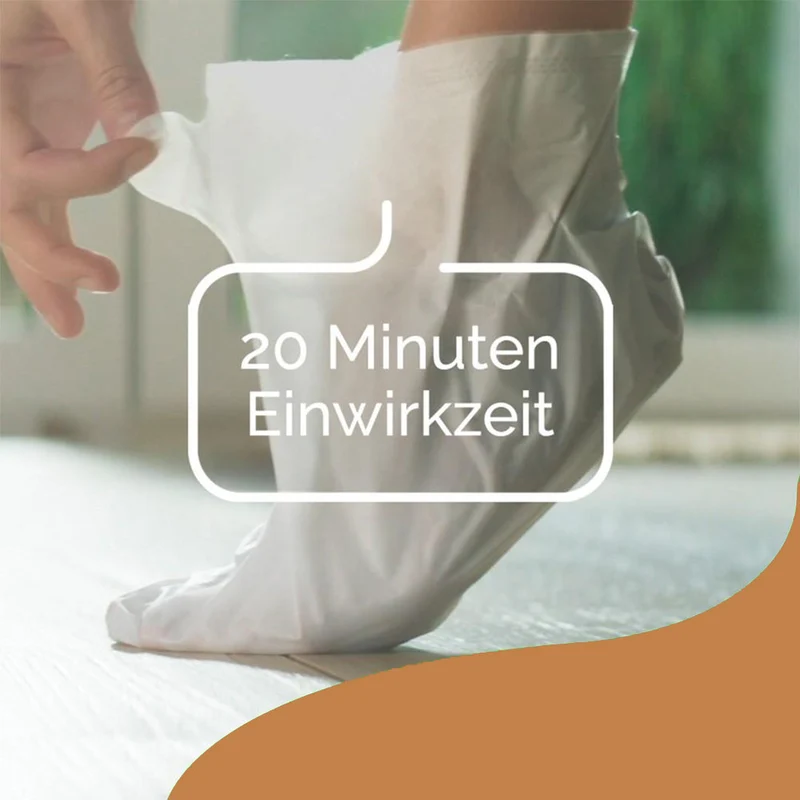 Scholl Expertcare intensiv pflegende Fussmaske in Socken mit Honig und Mandel – 1 Paar Einwegsocken