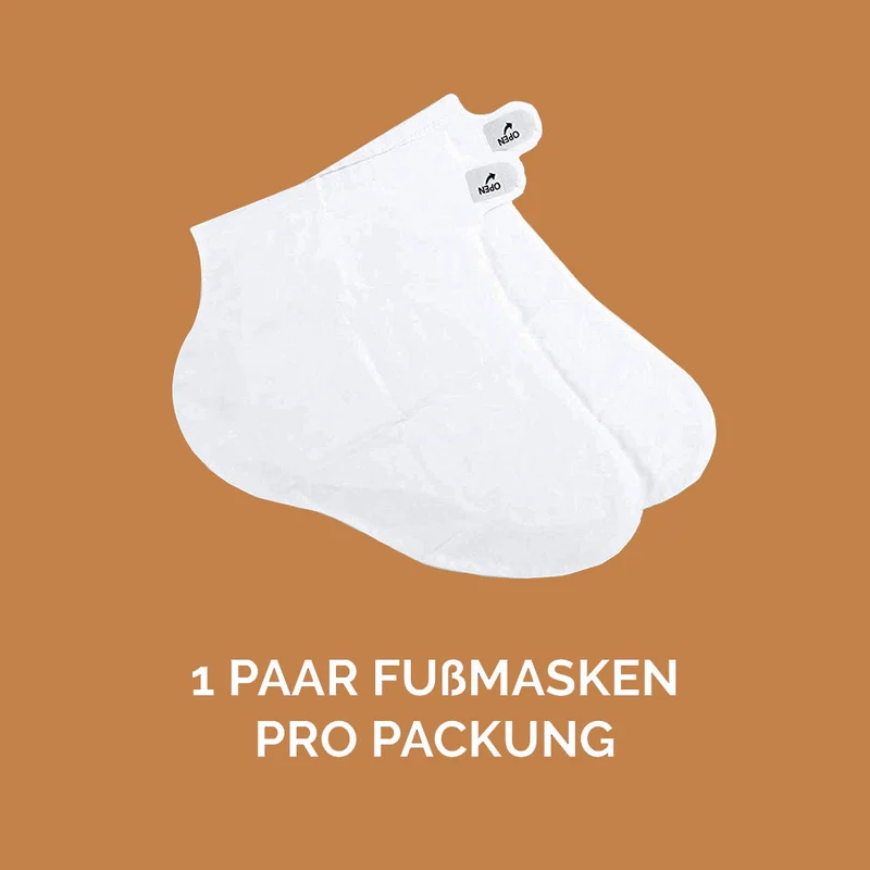 Scholl Expertcare intensiv pflegende Fussmaske in Socken mit Honig und Mandel – 1 Paar Einwegsocken