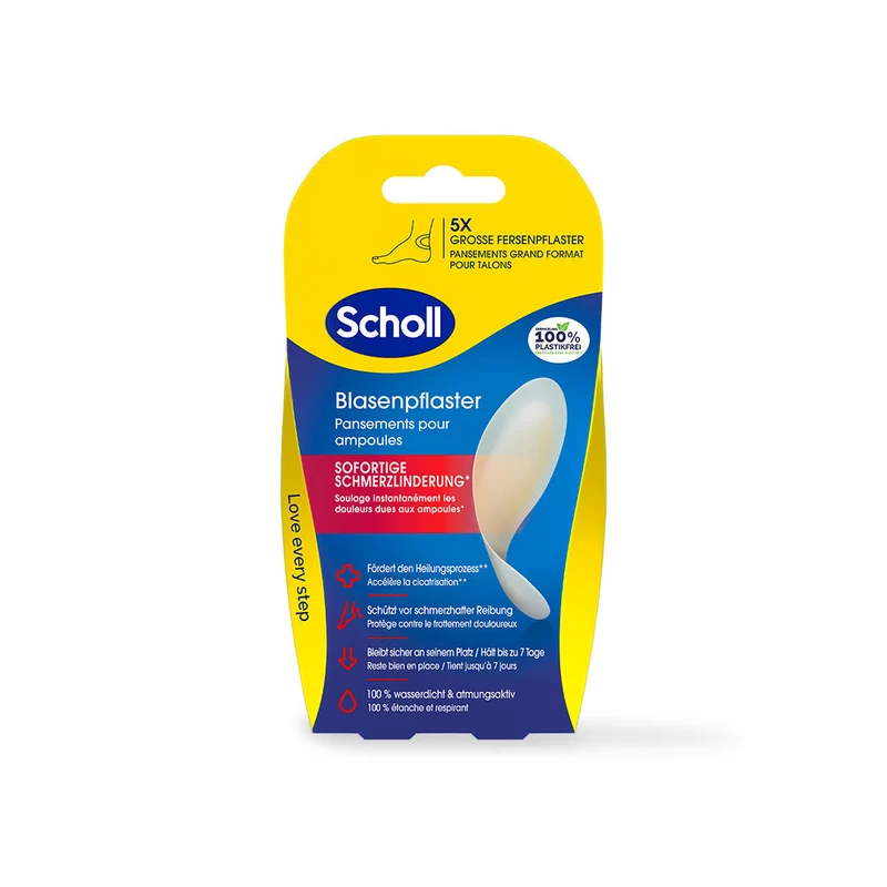 Scholl Transparente Fersen Pflaster