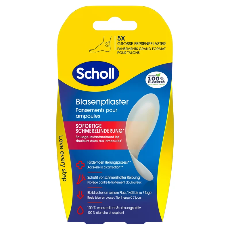 Scholl Transparente Fersen Pflaster