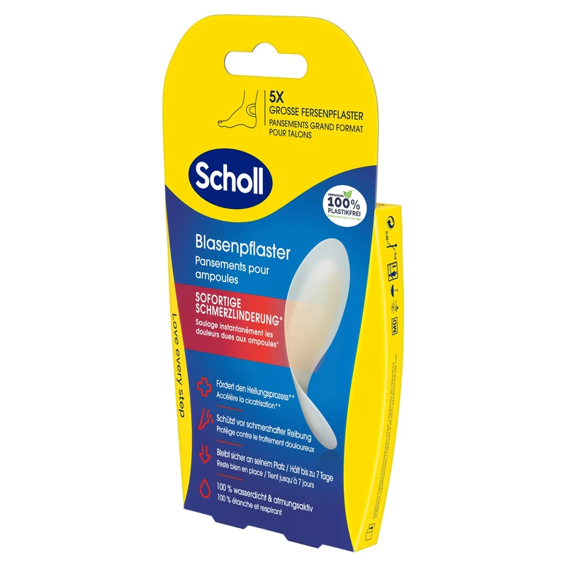 Scholl Transparente Fersen Pflaster