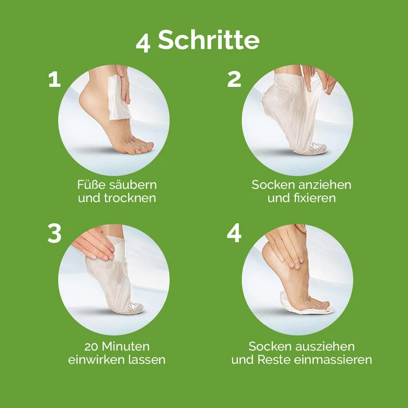 Scholl ExpertCare intensiv pflegende Fussmaske in Socken – intensiv feuchtigkeitspendende Maske mit Aloe Vera