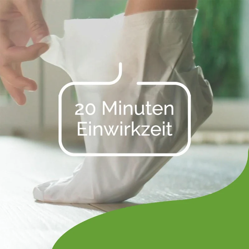 Scholl ExpertCare intensiv pflegende Fussmaske in Socken – intensiv feuchtigkeitspendende Maske mit Aloe Vera
