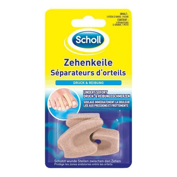 Scholl Zehenkeile aus weichem Schaumstoff