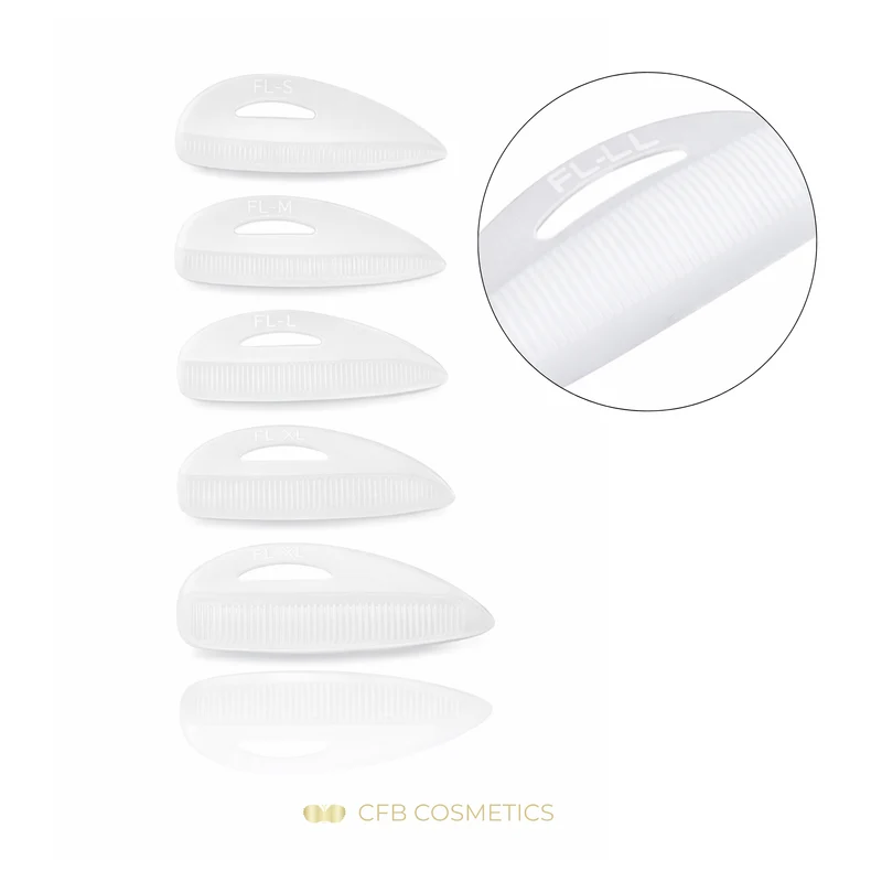Lash Lifting Silikonpads mit Rillen – Präzise Wimpernausrichtung SS–LL | CFB Cosmetics®