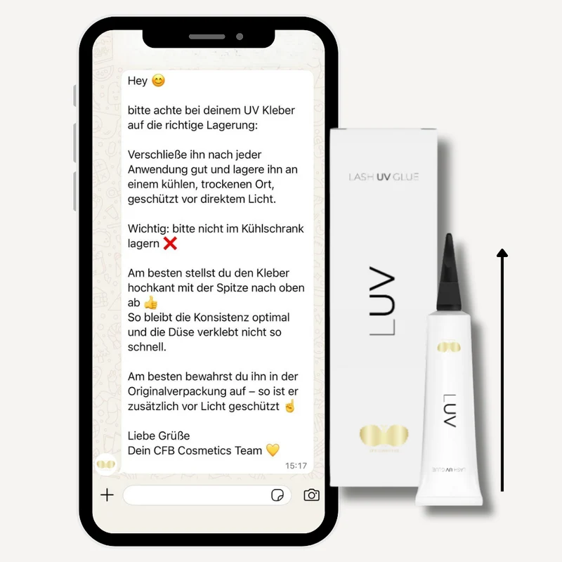 UV Wimpernkleber LUV | UV System | transparent | BESTSELLER | LUV System®