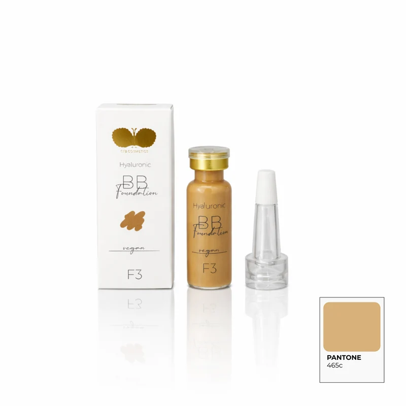 BB Glow Foundation mit Hyaluron - Farbe F3 - 5er Set plus 1 gratis - CFB Cosmetics®