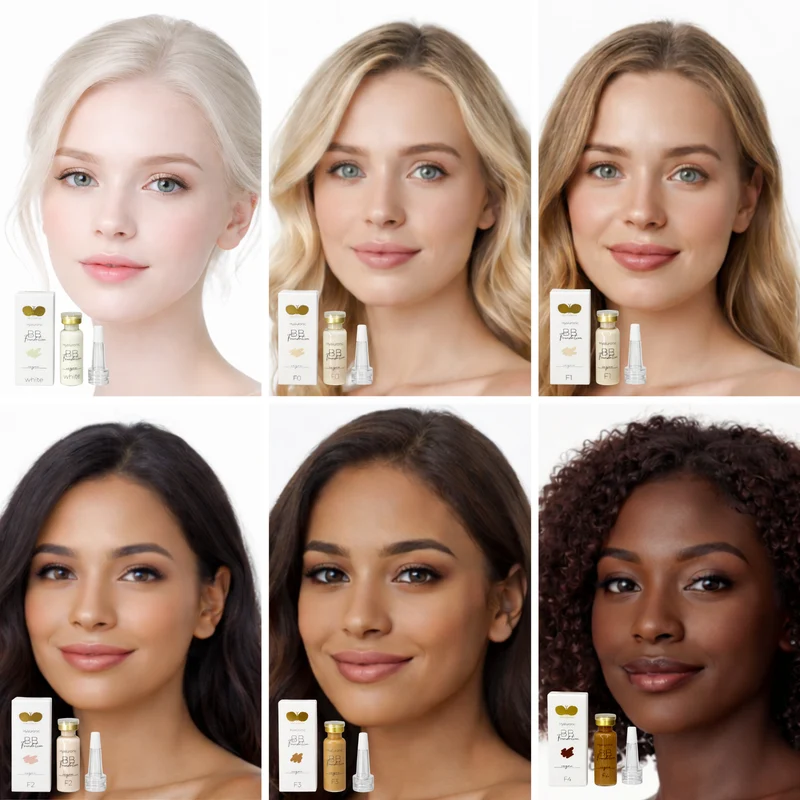 BB Glow Foundation mit Hyaluron - Farbe F3 - 5er Set plus 1 gratis - CFB Cosmetics®