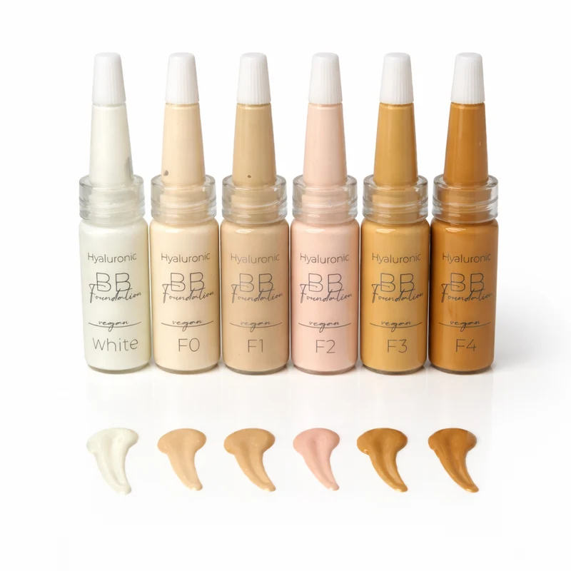 BB Glow Foundation mit Hyaluron - Farbe F3 - 5er Set plus 1 gratis - CFB Cosmetics®