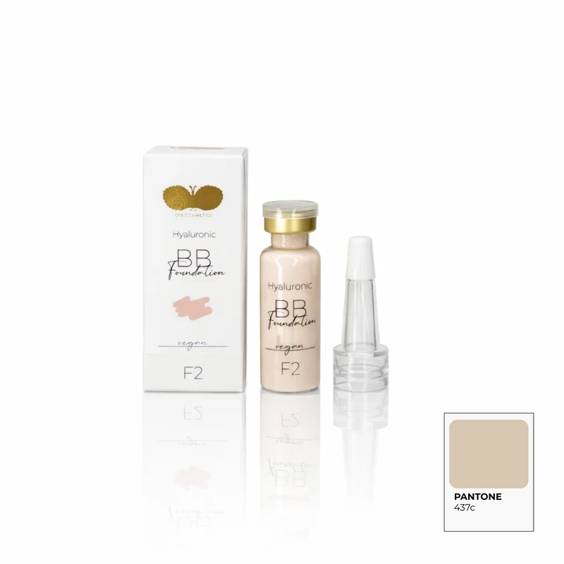 BB Glow Foundation mit Hyaluron - Farbe F2 - 5er Set plus 1 gratis - CFB Cosmetics®