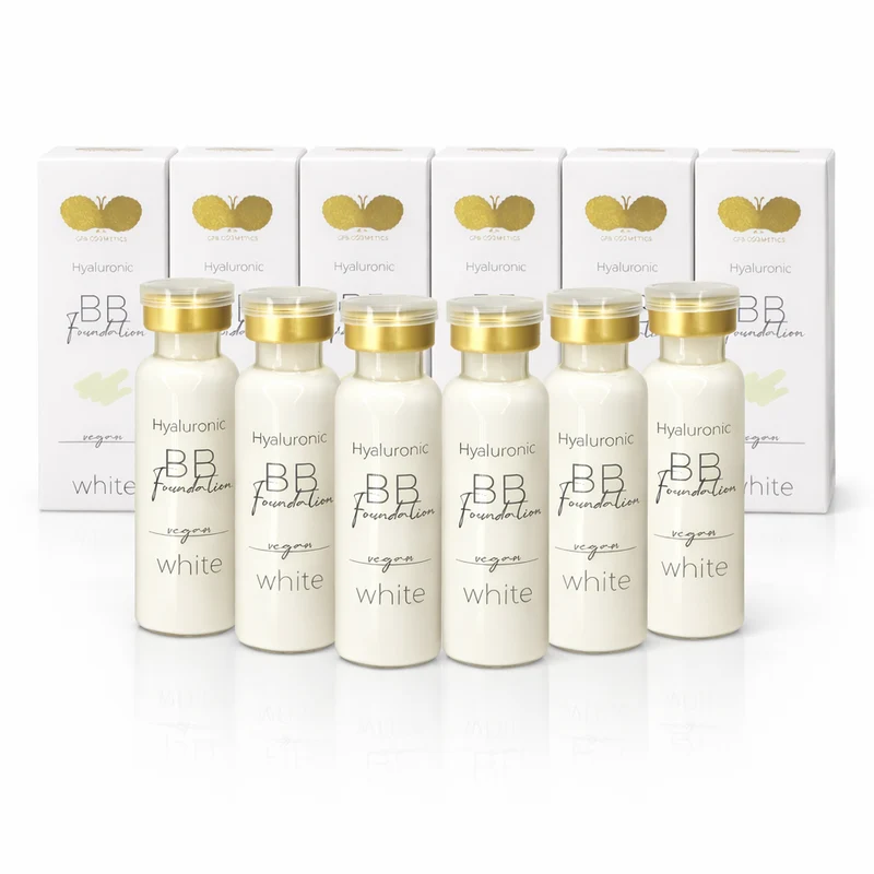 BB Glow Foundation mit Hyaluron - Farbe White - 5er Set plus 1 gratis - CFB Cosmetics®