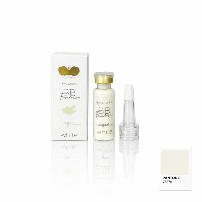 BB Glow Foundation mit Hyaluron - Farbe White - 5er Set plus 1 gratis - CFB Cosmetics®