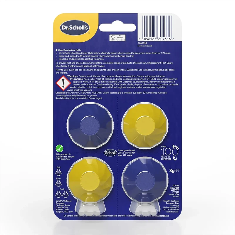 Shoe Deodoriser Balls