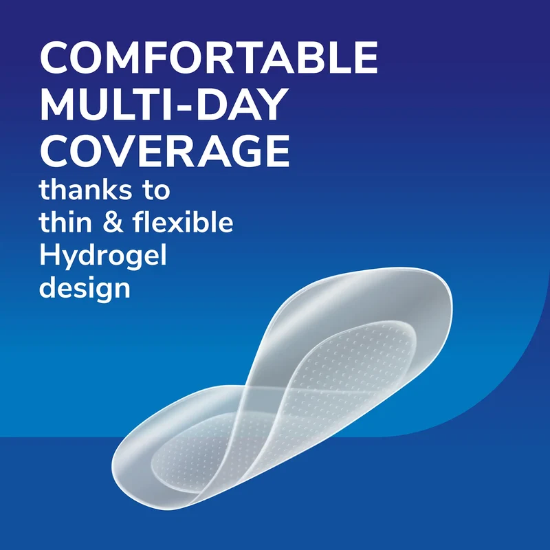 Open Blisters, Cuts and Grazes Medical Grade Blister Plasters with Hydrogel Technology, Pack of 6