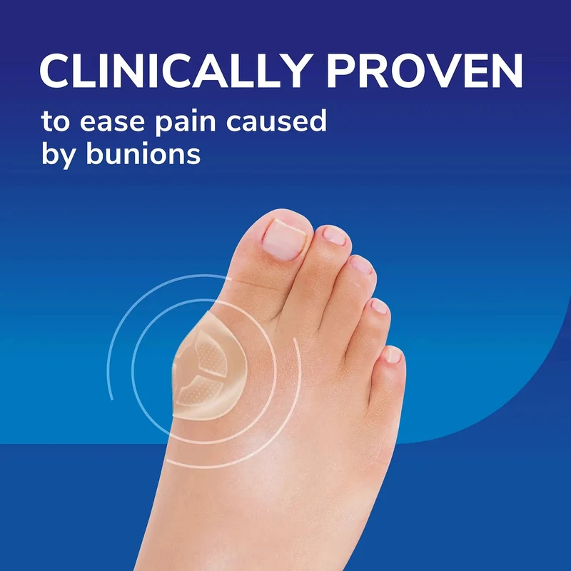 Bunion Cushions with Hydrogel Technology, Pack of 5