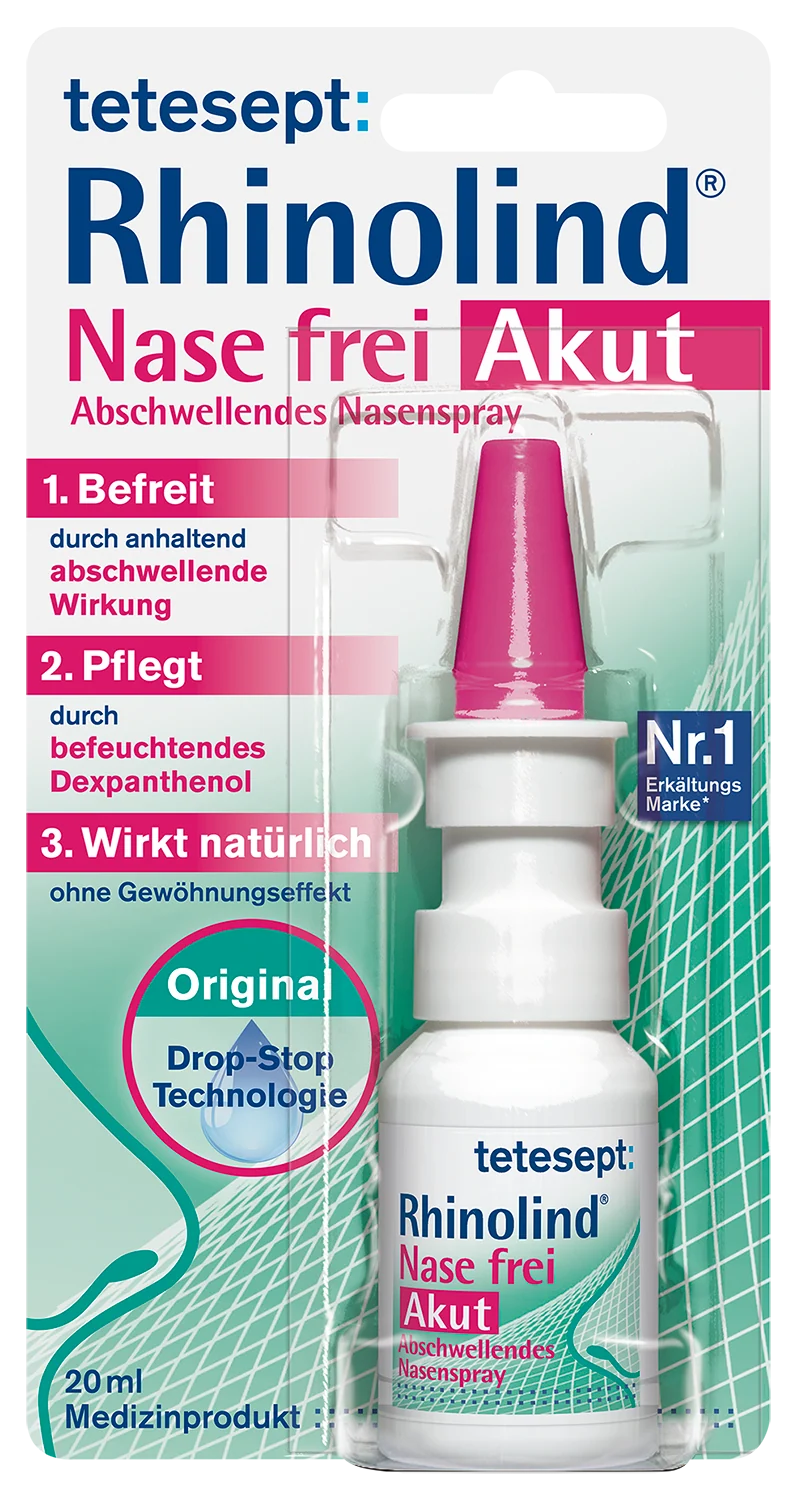 Rhinolind® Nase frei Akut Abschwellendes Nasenspray