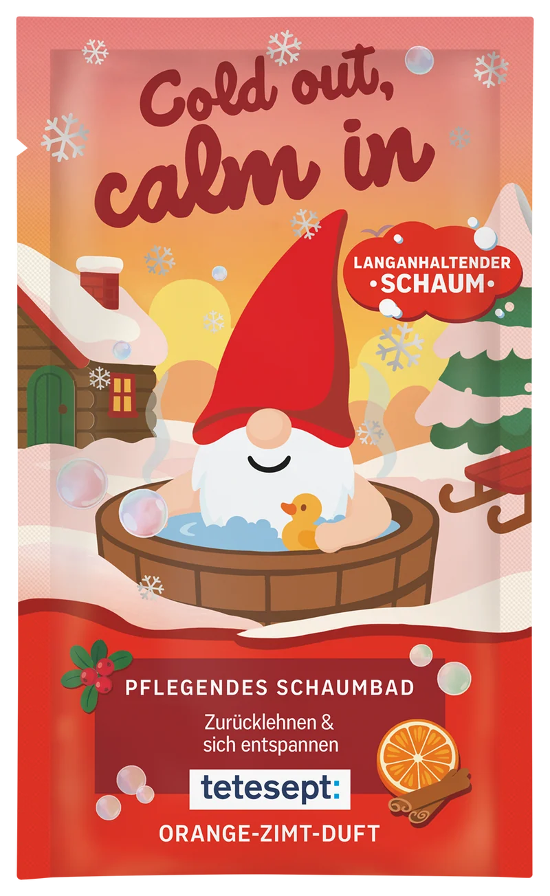 Schaumbad Cold out calm in