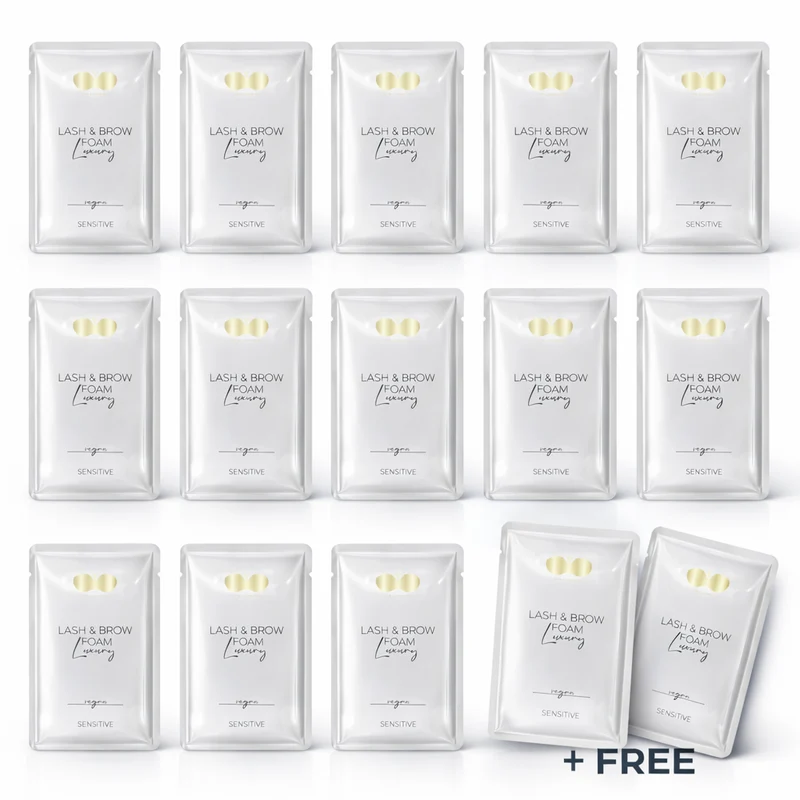 Wimpernshampoo Konzentrat 10er Set + 2 gratis | Lash & Brow Foam