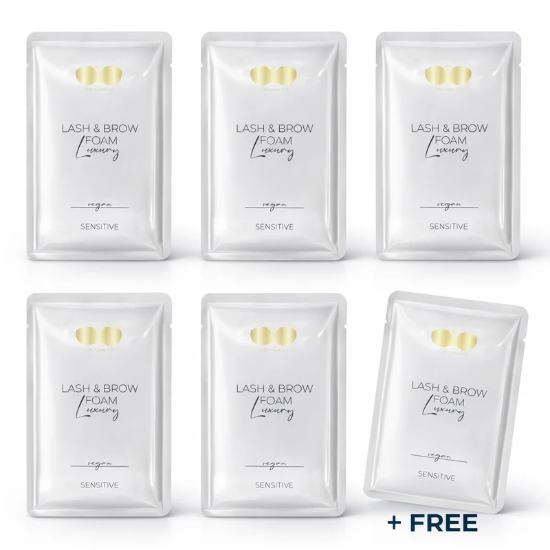 Wimpernshampoo Konzentrat 5er Set + 1 gratis | Lash & Brow Foam Konzentrat