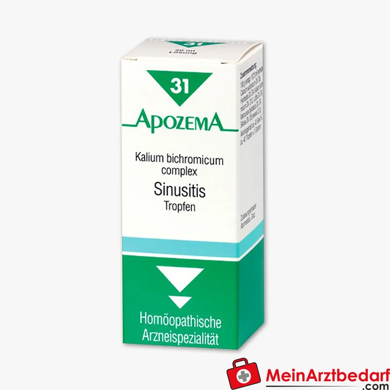 Apozema Nr. 31 Sinusitis-Tropfen 50 ml Homöopathisches Arzneimittel