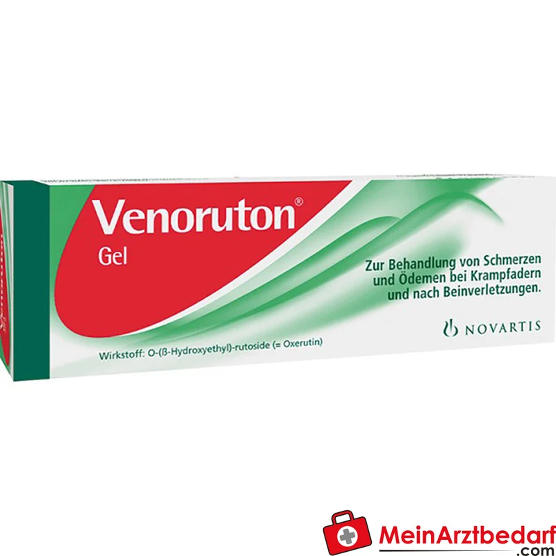 GSK-Gebro Venoruton Gel 100 g Oxerutin, gegen Schmerzen und Ödeme bei chronischer venöser Insuffizienz