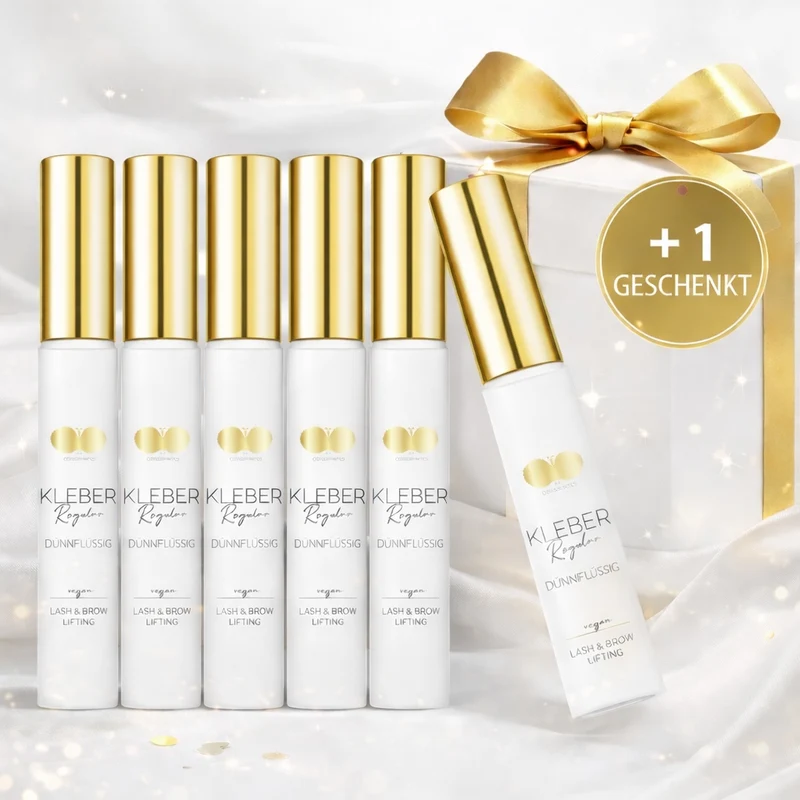 5er Set Lash Lifting Kleber REGULAR dünnflüssig 5 ml + 1 gratis CFB Cosmetics®