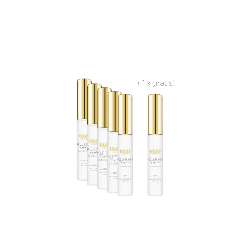 5er Set Lash Lifting Kleber REGULAR dünnflüssig 5 ml + 1 gratis CFB Cosmetics®