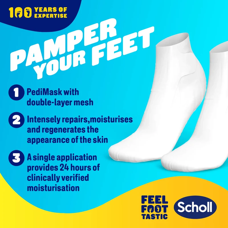 ExpertCare Foot Mask with Manuka Honey