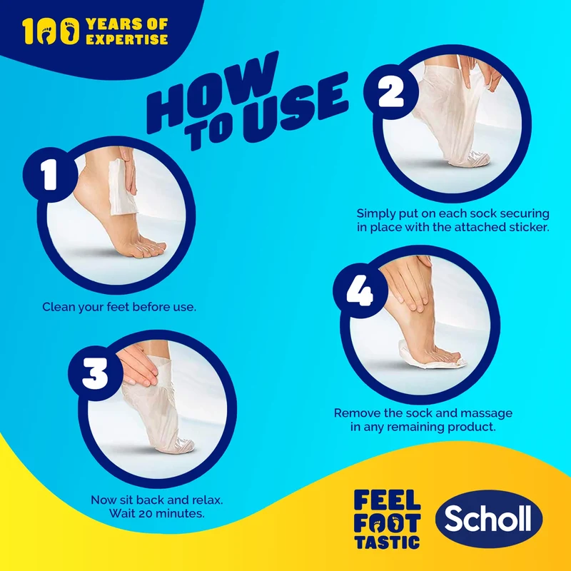 ExpertCare Foot Mask with Manuka Honey