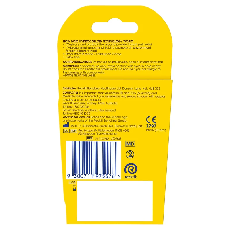 Toe Blister Plasters Pack of 6