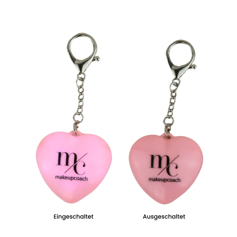 Leuchtherz für die Handtasche
