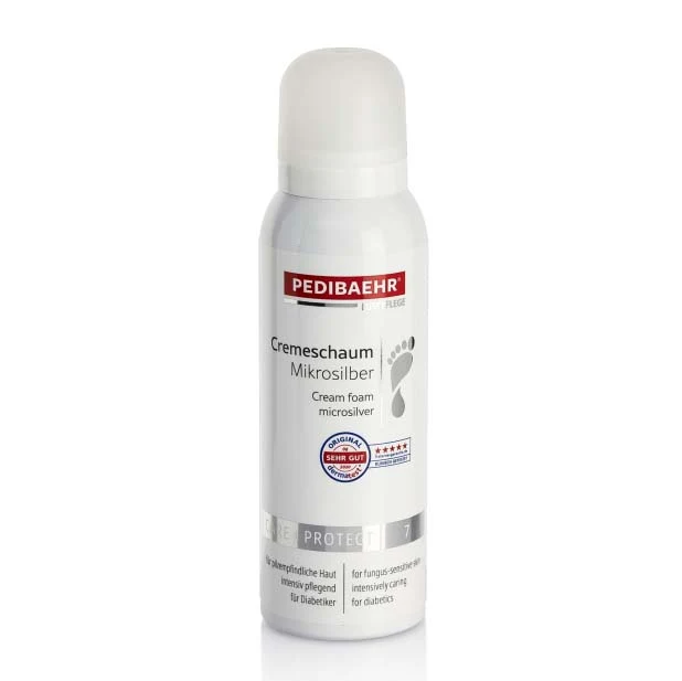 PEDIBAEHR Cremeschaum Mikrosilber