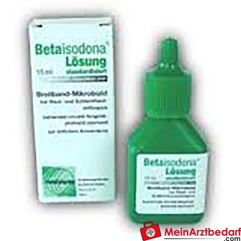 Betaisodona (MUN02) Lösung 15 ml Povidon‑Iod Antiseptikum für Haut- und Schleimhautdesinfektion