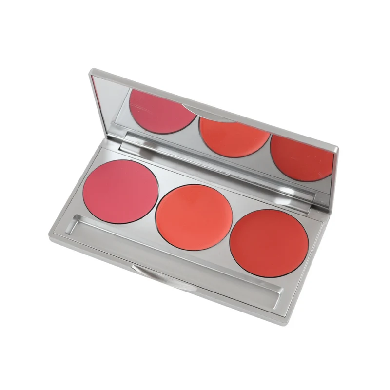 Creme Rouge Palette mit Pinsel