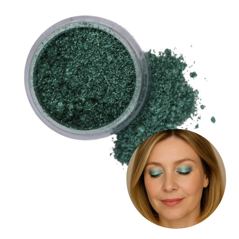 Duochrome loser Lidschatten für die Augen, 2 Farben