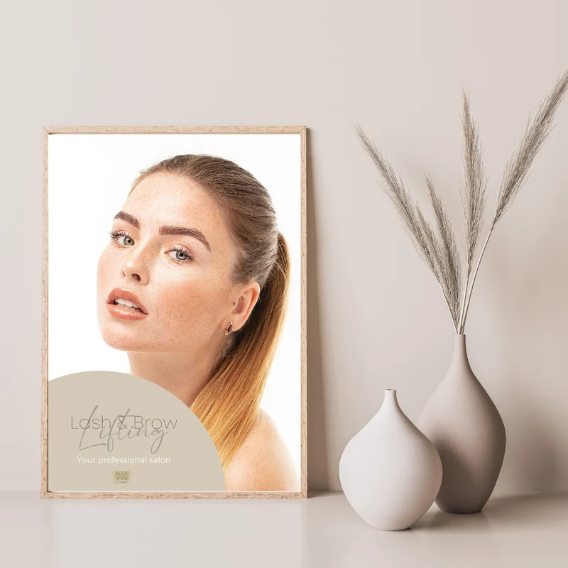 Poster Lash Brow Lifting DIN A1 Studio Poster CFB Cosmetics®