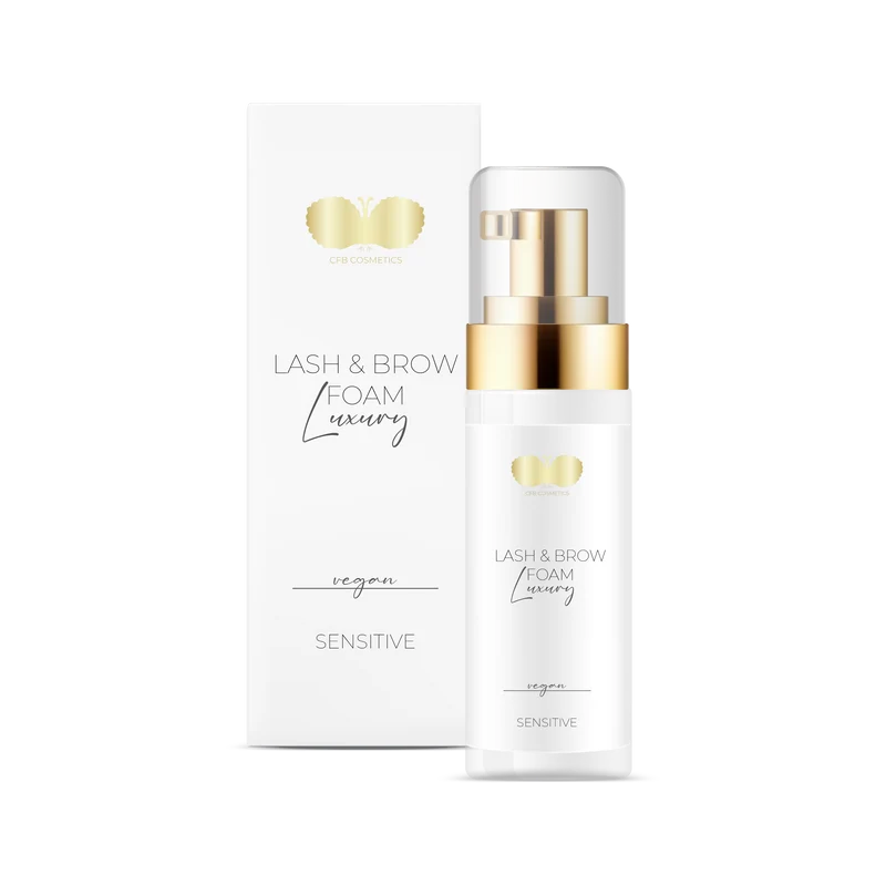Luxury Wimpernshampoo – Lash & Brow Foam 60ml | Sanfte Reinigung für Wimpernextensions – CFB Cosmetics®