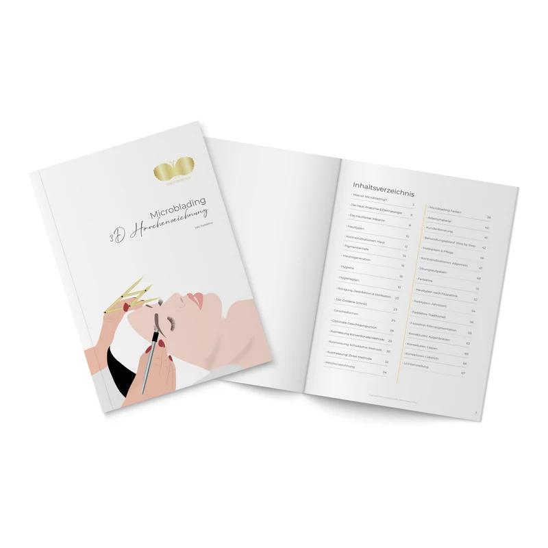 Schulungsmappe | Microblading | inkl. Farblehre | 2023