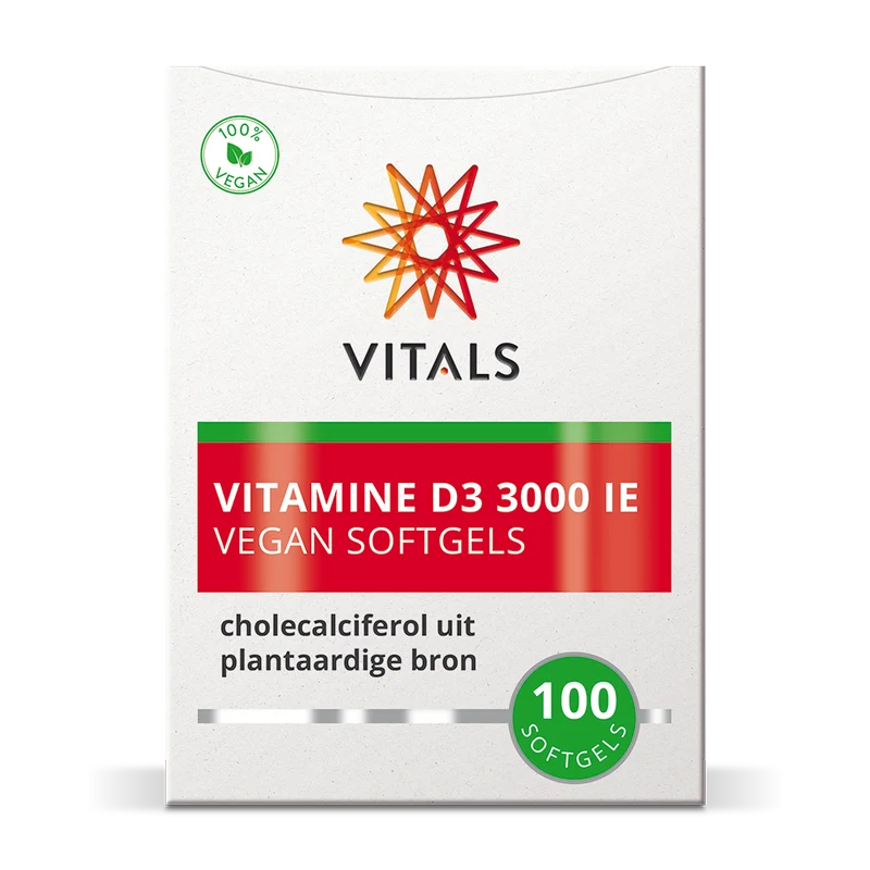 Vitals Vitamine D3 3000 ie 100 softgels