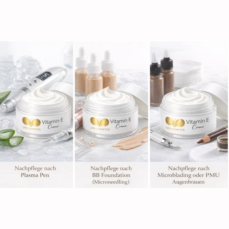Vitamin E Creme 5 ml Nachpflege für Plasma Pen und Microneedling CFB Cosmetics®
