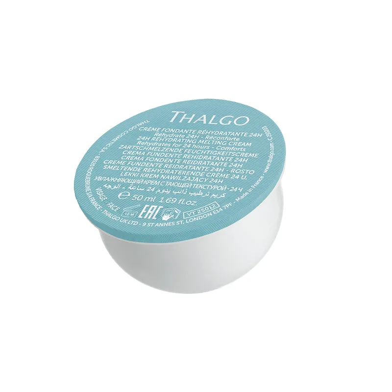 THALGO Source Marine Refill Recharge Crème Fondante Réhydratante 24h - Zartschmelzende Feuchtigkeitscreme 50ml