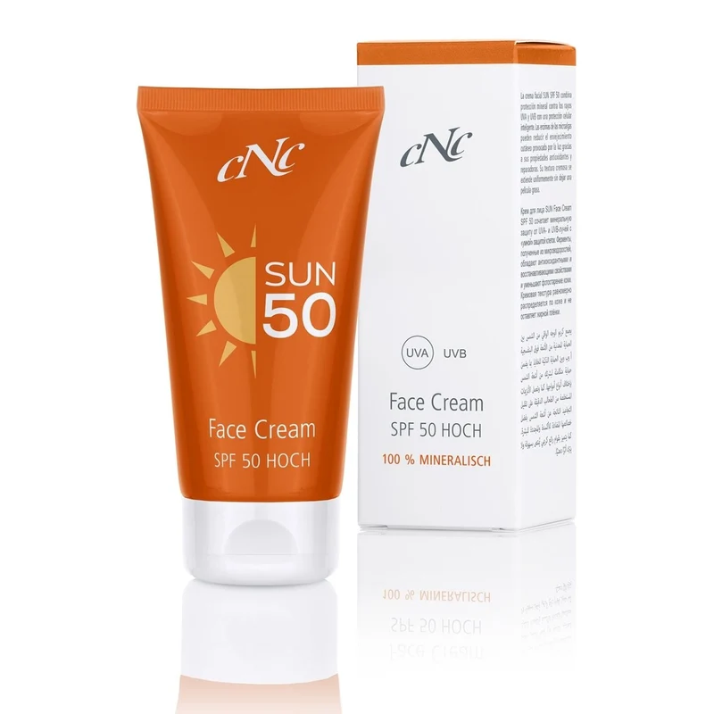 CNC SUN Face Cream SPF 50, 100% mineralisch, 50 ml