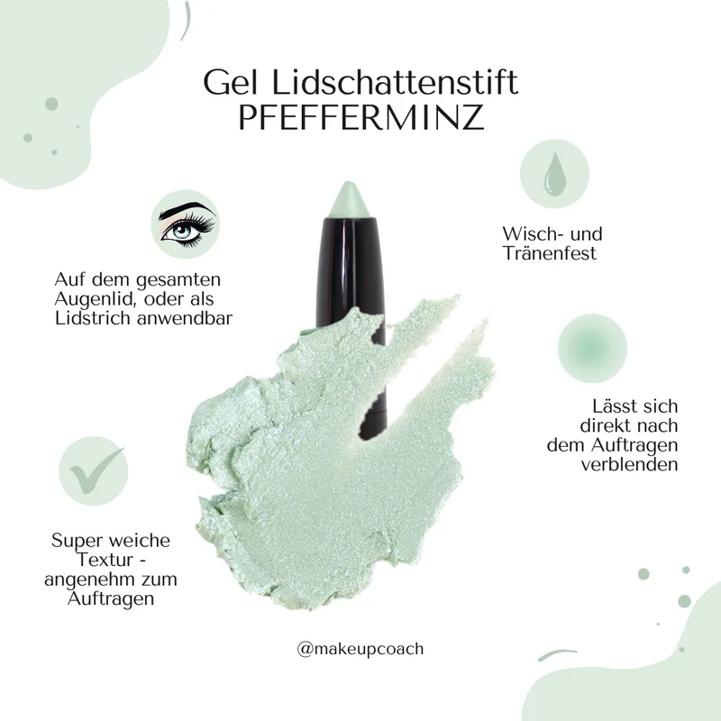 Gel Lidschattenstift Pfefferminz