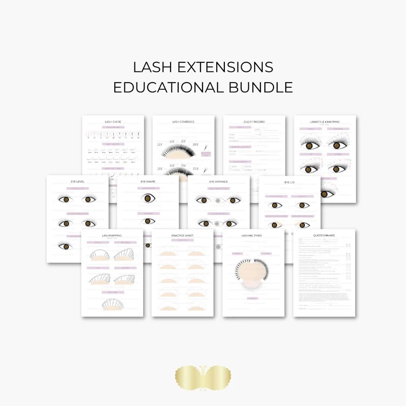 Lern und Lehrpaket Wimpernextensions | Wimpernstudiobedarf | Digital | CFB Cosmetics®