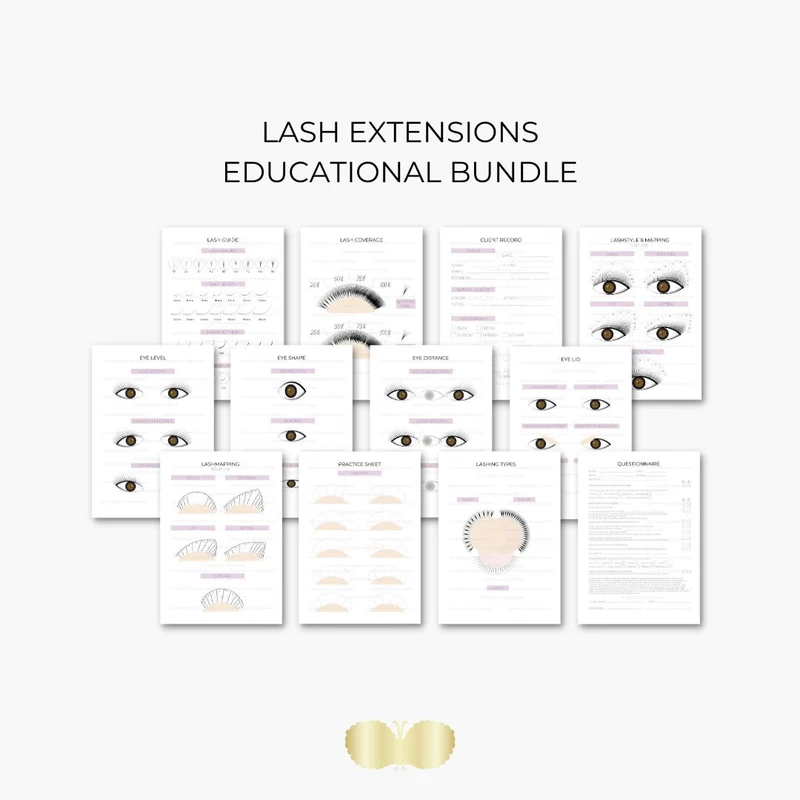 Lern und Lehrpaket Wimpernextensions | Wimpernstudiobedarf | Digital | CFB Cosmetics®