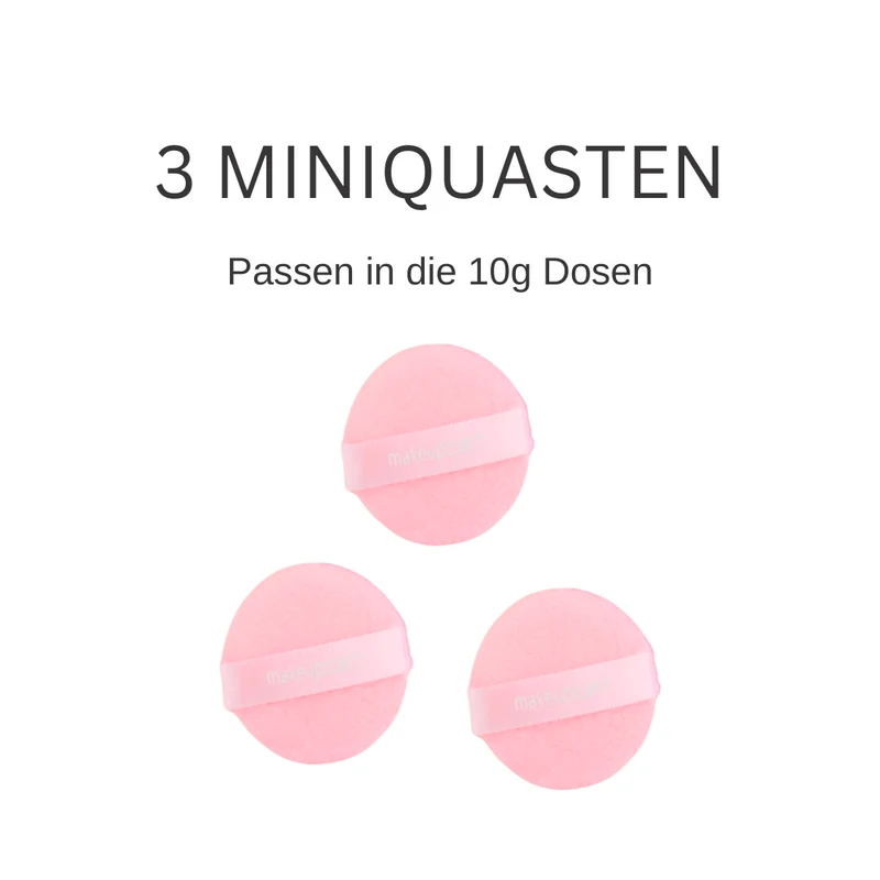Puderquaste, verschiedene Größen zur Auswahl