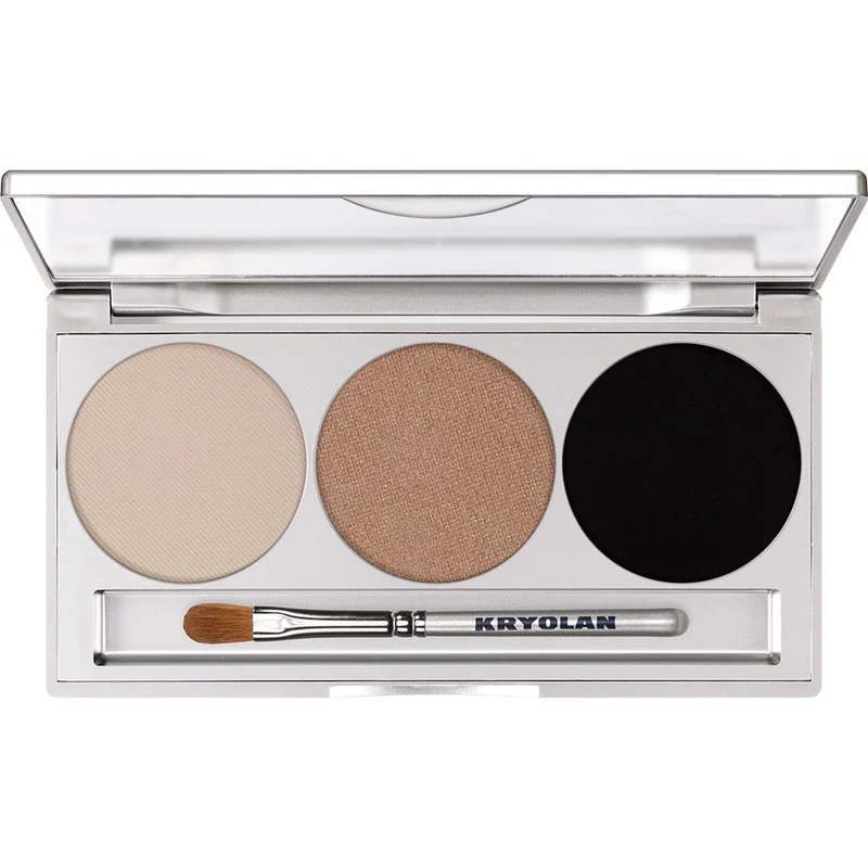 Kryolan Eye Shadow Trio Set - Smokey Collection (magnetisch) 7,5 g