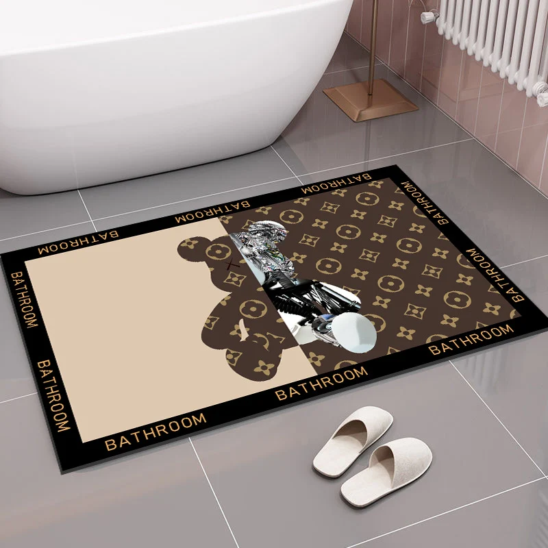 Entspannungs-Themen-Badezimmermatte für Zuhause